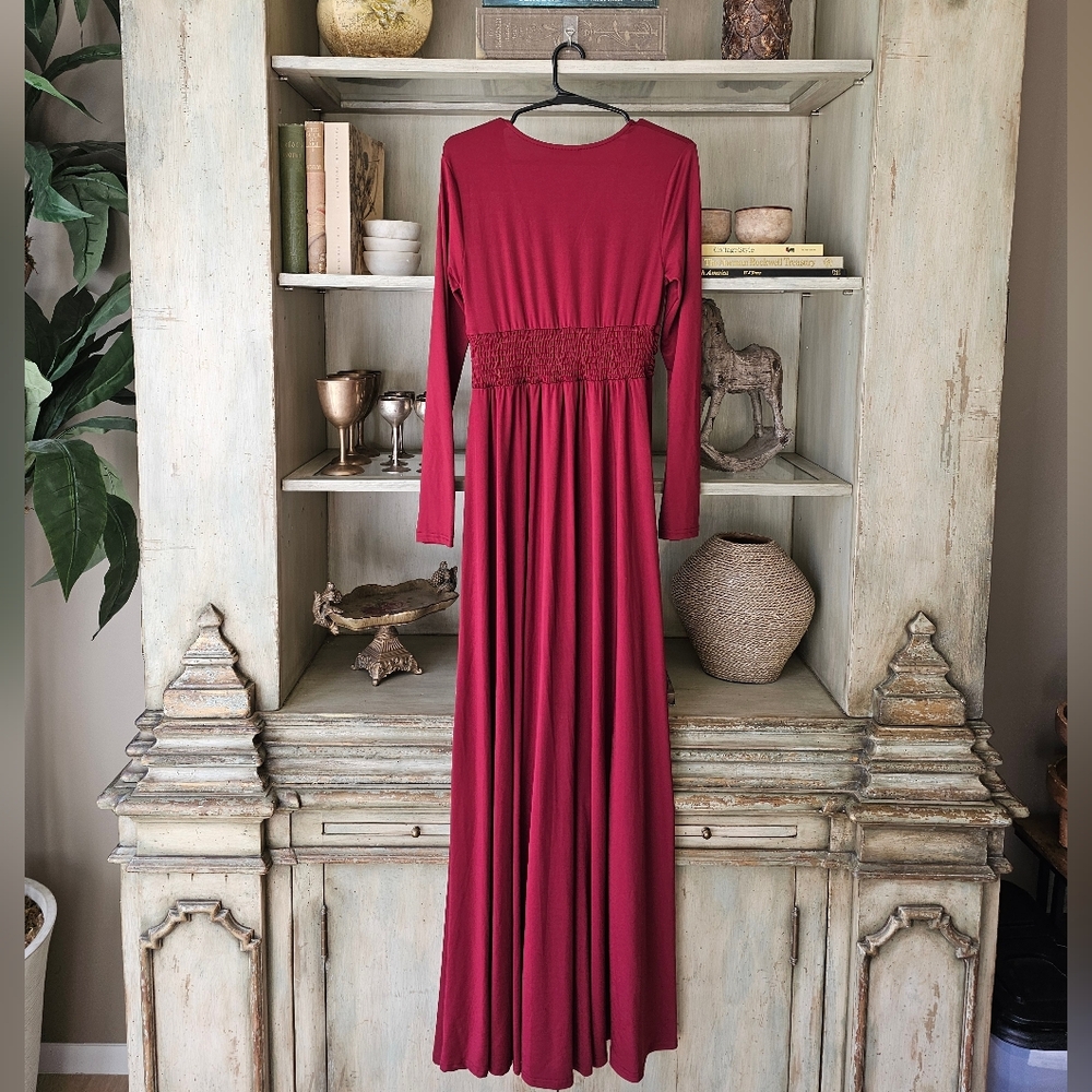 Baltic Born Arianna Merlot Maxi Dress - Picture 10 of 11
